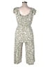 Luxology Floral Green Jumpsuit Size 1X - photo 2