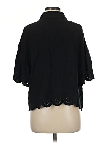 Design History 3/4 Sleeve Button-Down Shirt (view 2)