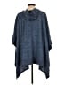 Athleta Blue Poncho Size L - photo 2
