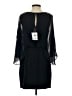 Halston Heritage Black Cocktail Dress Size 4 - photo 2
