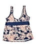Jaclyn Smith Paisley Blue Swimsuit Top Size 12 - photo 2
