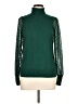 Marled Green Turtleneck Sweater Size L - photo 1