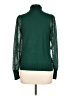 Marled Green Turtleneck Sweater Size L - photo 2