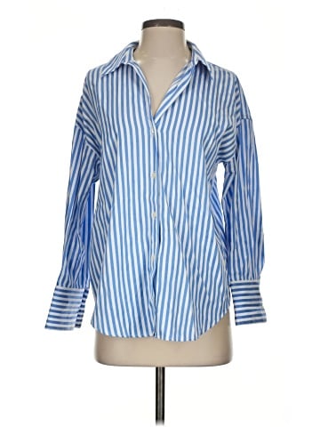 Zara Long Sleeve Button-Down Shirt (view 1)