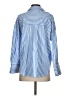 Zara Stripes Blue Long Sleeve Button-Down Shirt Size XS - photo 2