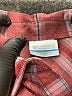 Columbia Plaid Burgundy Long Sleeve Blouse Size L - photo 7