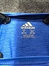 Adidas 100% Polyester Blue Short Sleeve T-Shirt Size 8 - 10 - photo 3