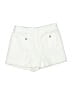 Ann Taylor 100% Polyester Tweed Ivory Shorts Size 8 Petite - photo 1