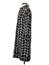 Donna Morgan Chevron-herringbone Black Casual Dress Size 6 - photo 5