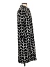Donna Morgan Chevron-herringbone Black Casual Dress Size 6 - photo 4