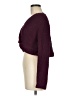 No Comment 100% Polyester Burgundy Cardigan Size M - photo 5