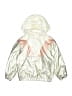 Zara Metallic Silver Raincoat Size 8 - photo 1