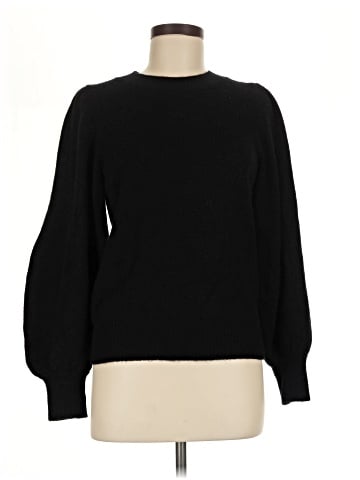 Aqua Cashmere Pullover Sweater (view 1)