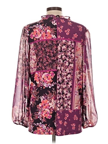 Susan Graver Long Sleeve Blouse (view 2)