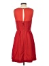 Maeve 100% Polyester Solid Red Casual Dress Size 6 - photo 2