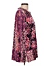 Susan Graver Purple Long Sleeve Blouse Size L - photo 4