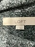 Ann Taylor LOFT Tweed Gray Turtleneck Sweater Size L - photo 7