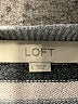Ann Taylor LOFT Stripes Silver Pullover Sweater Size L - photo 7