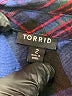 Torrid Plaid Blue Long Sleeve Button-Down Shirt Size 2X Plus (2) - photo 7