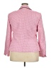 Black Label by Evan Picone 100% Polyester Houndstooth Pink Blazer Size 18 - photo 2