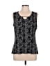 Tahari Black Sleeveless Top Size L - photo 1