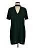 Zara 100% Polyester Solid Green Casual Dress Size M - photo 1