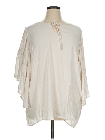 Susan Graver 3/4 Sleeve Blouse (view 1)