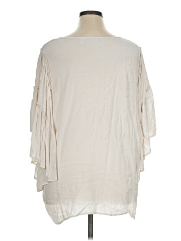 Susan Graver 3/4 Sleeve Blouse (view 2)