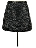 H&M Tweed Black Casual Skirt Size 12 - photo 1