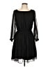 ECI 100% Polyester Solid Black Casual Dress Size L - photo 1