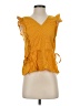 Madewell Yellow Sleeveless Blouse Size XXS - photo 1