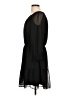 ECI 100% Polyester Solid Black Casual Dress Size L - photo 5