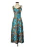 Sofia by Sofia Vergara Paisley Teal Cocktail Dress Size XS - photo 1