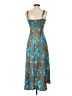 Sofia by Sofia Vergara Paisley Teal Cocktail Dress Size XS - photo 2