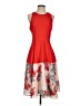Hutch Graphic Red Cocktail Dress Size 4 - photo 1