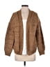 Volcom 100% Polyester Brown Cardigan Size S - photo 1