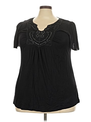 Live and Let Live Short Sleeve Blouse (view 1)