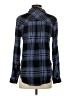 Rails 100% Rayon Plaid Blue Long Sleeve Button-Down Shirt Size XS - photo 2
