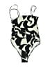 H&M Graphic Gray One Piece Swimsuit Size M - photo 1
