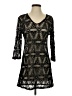 J Valdi 100% Polyester Black 3/4 Sleeve Top Size S - photo 1