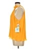 CeCe 100% Polyester Orange Sleeveless Blouse Size L - photo 5