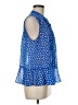 CAbi 100% Polyester Blue Sleeveless Blouse Size M - photo 4