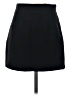 Zara Solid Black Casual Skirt Size S - photo 2