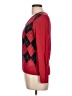 Tommy Hilfiger 100% Pima Cotton Argyle Red Pullover Sweater Size L - photo 5