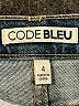 Code Bleu Tweed Blue Jeans Size 4 - photo 7