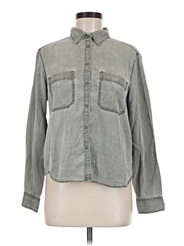 Express Long Sleeve Button-Down Shirt (view 1)