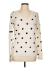 Tommy Hilfiger Polka Dots Ivory Pullover Sweater Size L - photo 1
