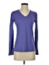 Nike 100% Polyester Purple Long Sleeve T-Shirt Size S - photo 1