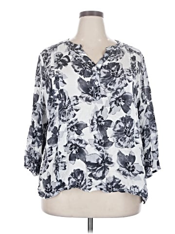 Monday Fun 3/4 Sleeve Blouse (view 1)