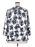 Monday Fun 100% Rayon Silver 3/4 Sleeve Blouse Size 2X - photo 2